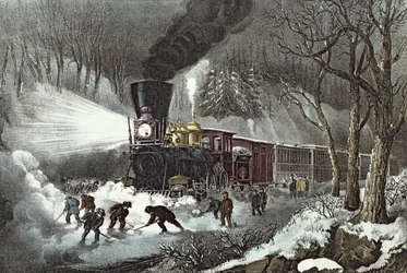Amerikai vasúti jelenet, 1871